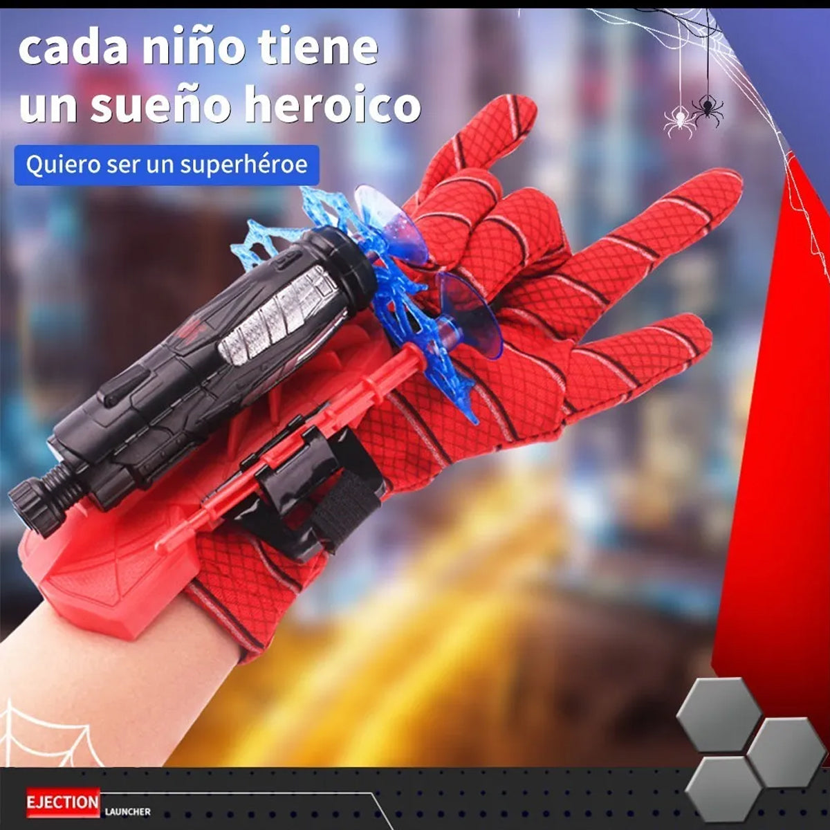 GUANTE LANZATELARAÑA SPIDERMAN